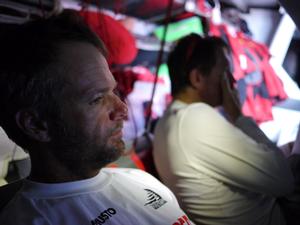 Chris Nicholson and Will Oxley ponder the best route to New Zealand